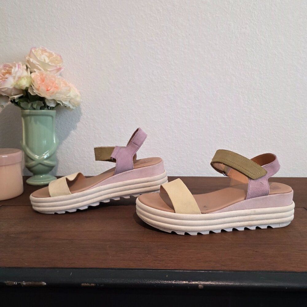 Sorel Women's Cameron Flatform Sandals Sz 9.5 - Picture 3 of 8